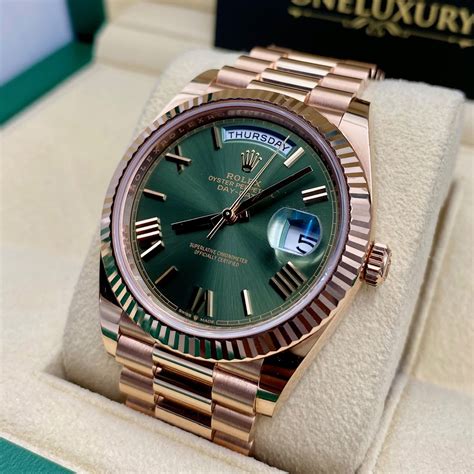 rolex day-date 40 rose gold price|Rolex Day-Date 40mm price.